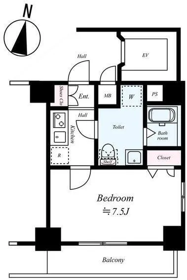 Stage First Nishi-Sugamo - Floor Plan - ["Plan", "Diagram", "Floor plan"]