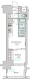 Brillia Ist Ueno Inaricho - Floor Plan - ["Rectangle", "Parallel", "Font"] thumbnail