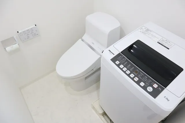 Clevista Toyosu Bayside II - Interior - ["Washing machine", "Major appliance", "Plumbing fixture"]