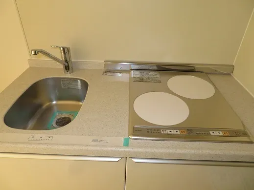 LaQus Residence Higashi-Shinjuku - Interior - ["Flooring", "Kitchen Sink", "Plumbing fixture"]