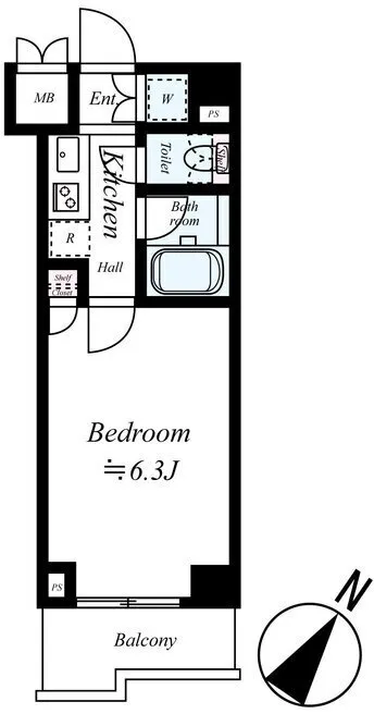 Louvre Tamagawa Building No. 3 - Floor Plan - []