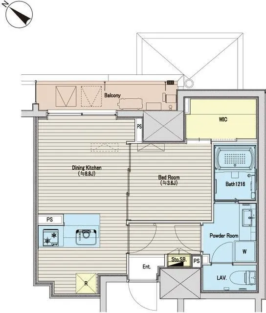 Aman ESK Aoyama - Floor Plan - ["Line", "Rectangle", "Font"]