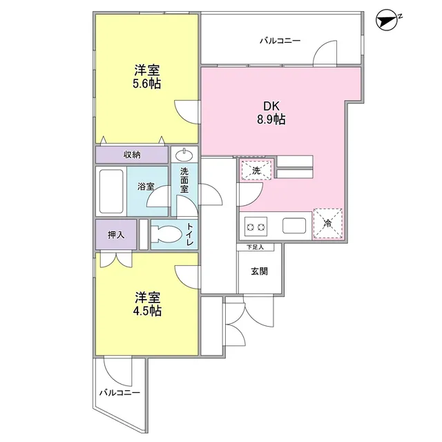 Enomoto Building II - Floor Plan - ["Rectangle", "Font", "Parallel"]