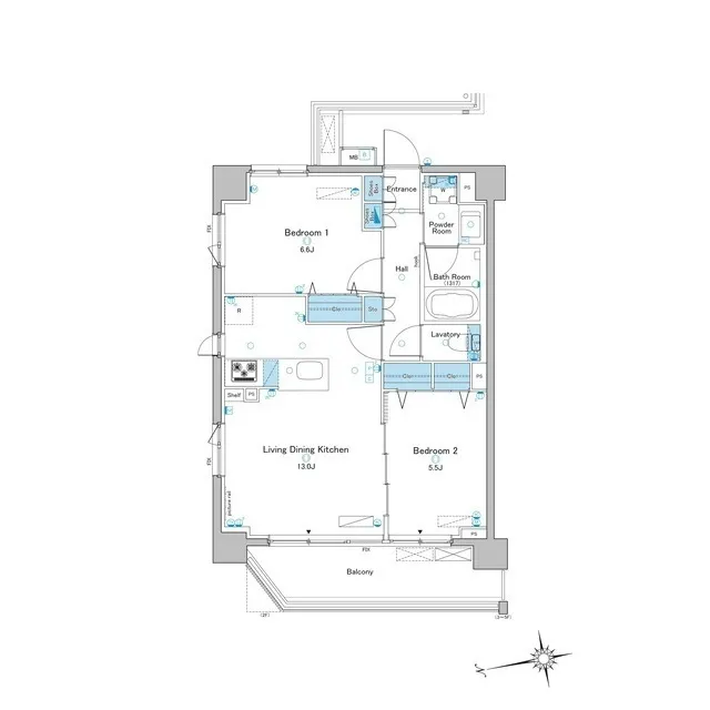 Lefon Progres Akabane - Floor Plan - ["Schematic", "Map", "Rectangle"]