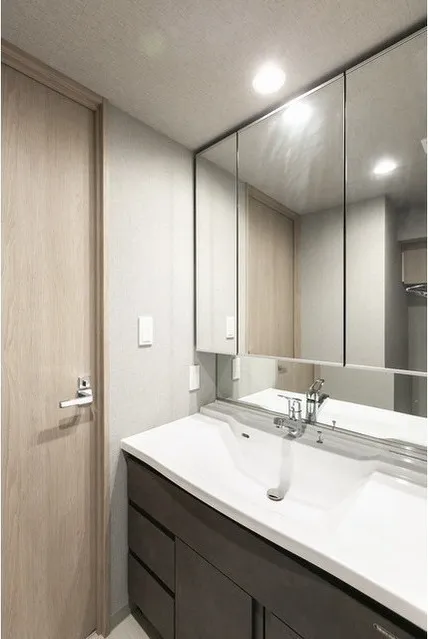 The Grand Blossom - Interior - ["Mirror", "Tap", "Plumbing fixture"]