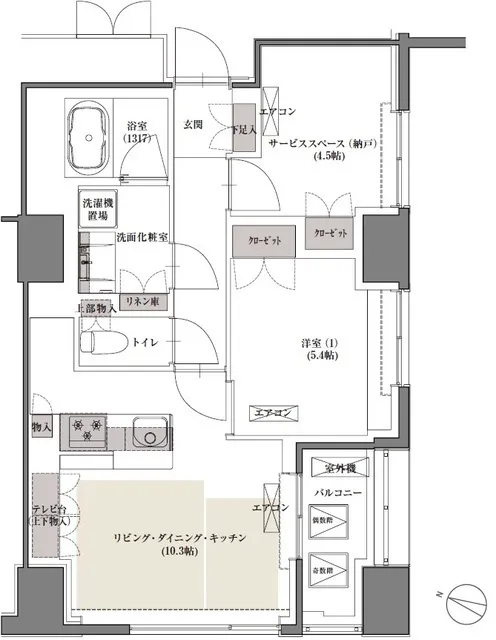 Forest View Gokokuji - Floor Plan - ["White", "Plan", "Diagram"]