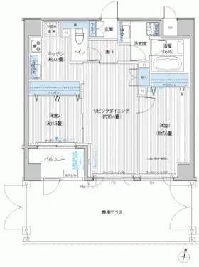 Ansoleie Iidabashi - Floor Plan - ["Plan", "Diagram", "Floor plan"]