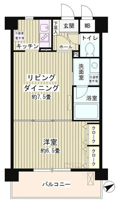Lumiere Yutenji - Floor Plan - ["Rectangle", "Font", "Parallel"]