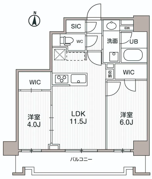 Season Flats Ryogoku South - Floor Plan - ["Floor plan", "Wood flooring"]