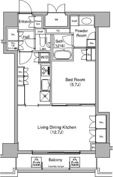 Comforia Mishuku - Floor Plan - ["Schematic", "Floor plan", "Rectangle"]
