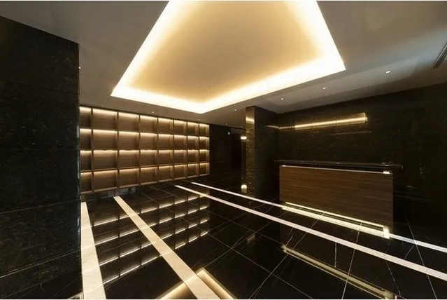 Iidabashi Garden Flats - Exterior - ["Light", "Lighting", "Ceiling"]