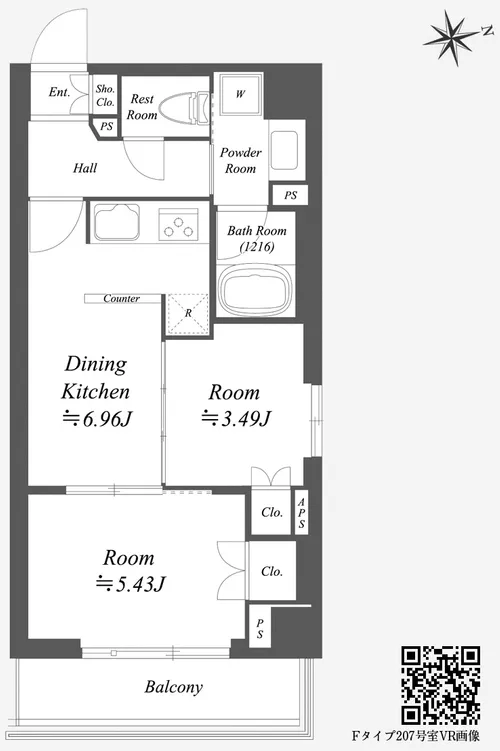 Blanchesta Ogikubo - Floor Plan - ["White", "Floor plan", "Plan"]