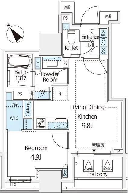 Millea Court Ginza Premier - Floor Plan - ["Diagram", "Floor plan", "Plan"]
