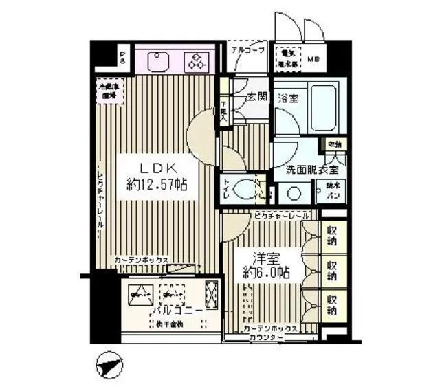 El Seleno Nishiwaseda - Floor Plan - ["Rectangle", "Floor plan", "Schematic"]