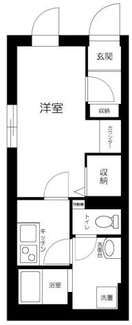 Felidencia Sumiyoshi - Floor Plan - ["Home Door"]