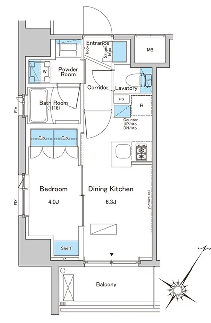 Lefon Progres Minami Otsuka - Floor Plan - ["Product", "Rectangle", "Schematic"]