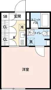 Mynavi STAY Tachiaigawa 2 - Floor Plan - ["Tile Flooring"]