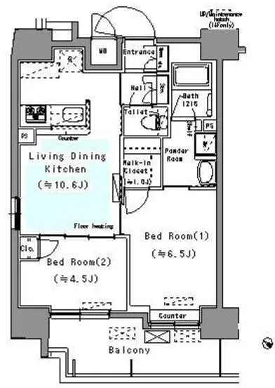 Park Axis Taito Negishi - Floor Plan - ["Plan", "Diagram", "Floor plan"]