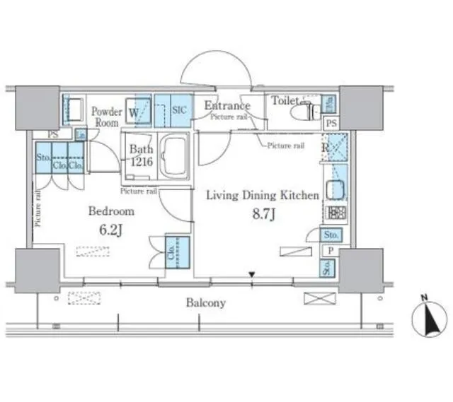 Park Axis Toyocho・Shinsui-Kouen - Floor Plan - ["Floor plan", "Plan", "Diagram"]