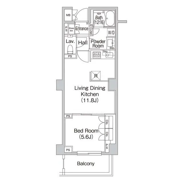 Brillia Daikanyama Prestige - Floor Plan - ["Rectangle", "Schematic", "Parallel"]