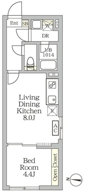 Aglaia Shinjuku Nishiochiai - Floor Plan - []