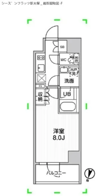 Season Flats Shin-Otsuka - Floor Plan - []