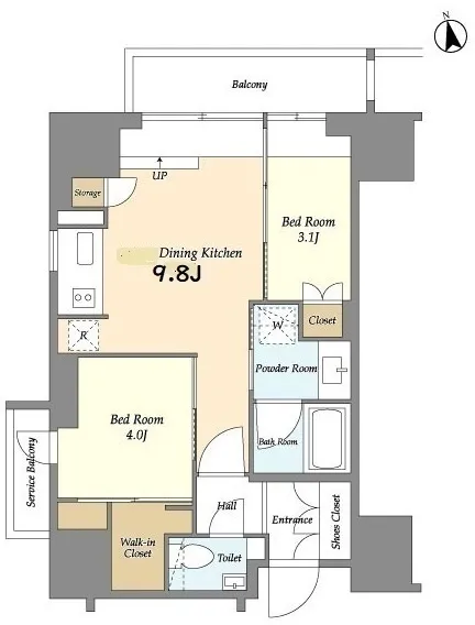 HF Ueno Residence EAST - Floor Plan - ["Diagram", "Floor plan", "Plan"]