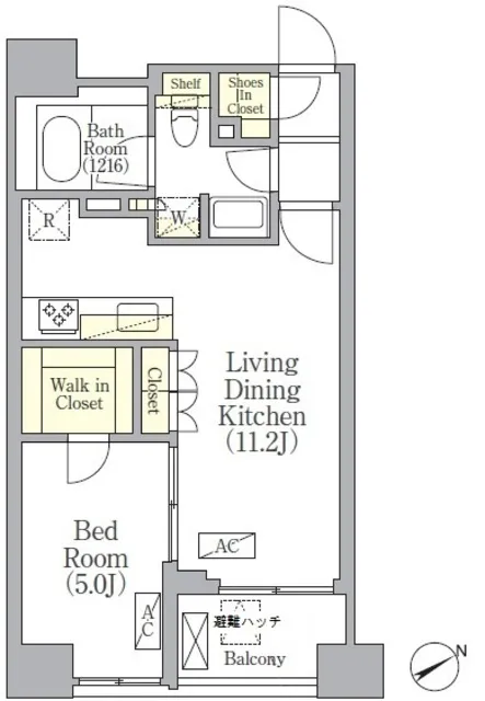 SOLASIA Residence Kyobashi - Floor Plan - ["Rectangle", "Schematic", "Font"]