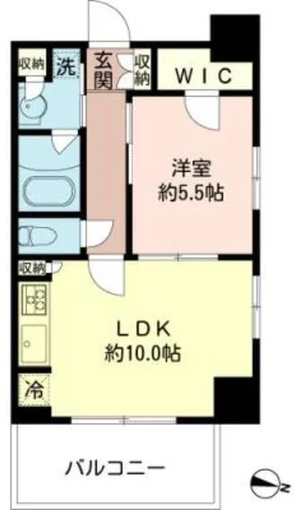 MFPR Court Kiba Park - Floor Plan - ["Home Door"]