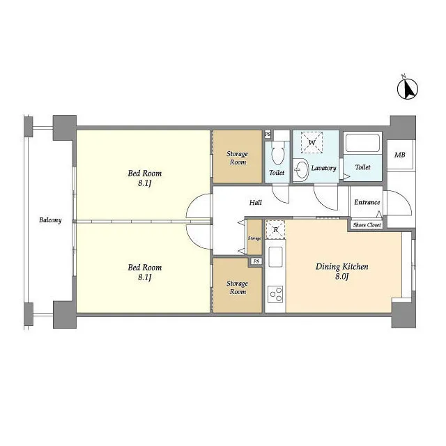 Urban Life Mejiro Ekimae - Floor Plan - ["Rectangle", "Parallel", "Font"]