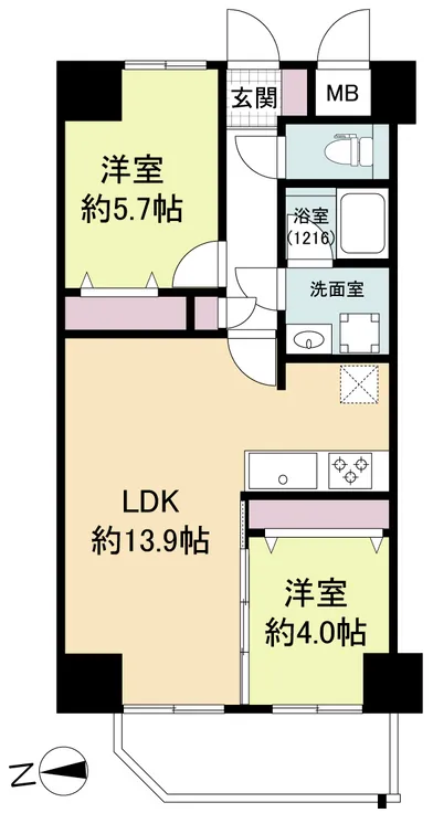 Glück Maison F Toyonaka XV - Floor Plan - ["Apartment", "Tile Flooring", "Brutalist architecture"]