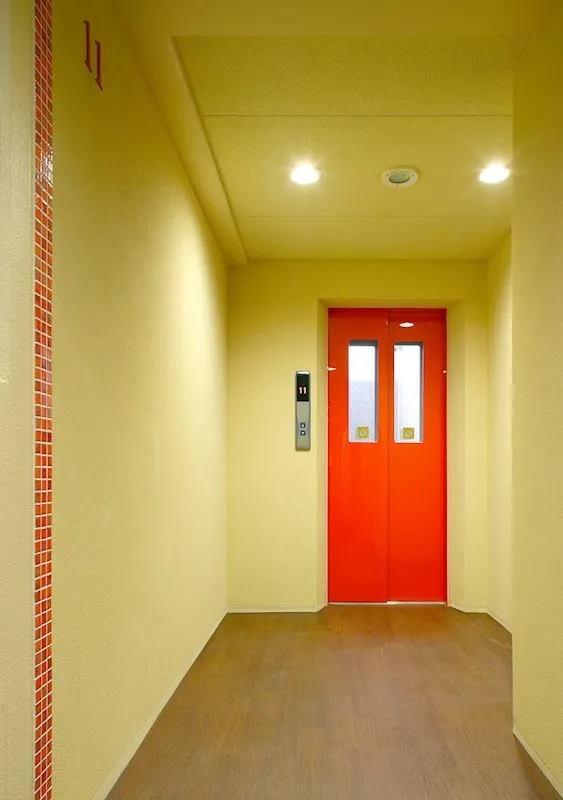 Castalia Ginza - Exterior - ["Red", "Ceiling", "Yellow"]