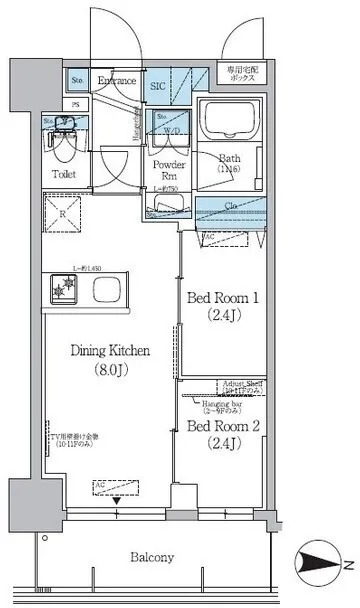 Urbanex Kinshi Park III - Floor Plan - ["Diagram", "Plan", "Floor plan"]