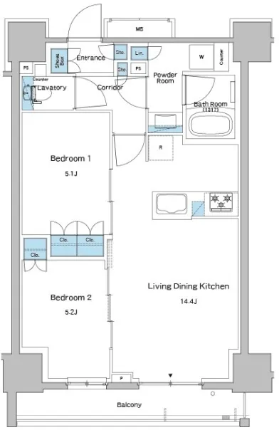 Lefon Progres Shimura Sakaue - Floor Plan - ["Floor plan", "Diagram", "Plan"]