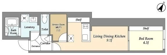 Tasuki Smart Shin-Otsuka III - Floor Plan - []