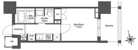 LIBR GRANT Nishi Shinjuku WEST - Floor Plan - ["Diagram", "Floor plan"]