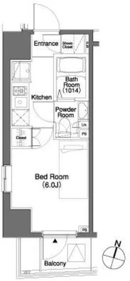 Park Cube Sasazuka - Floor Plan - []