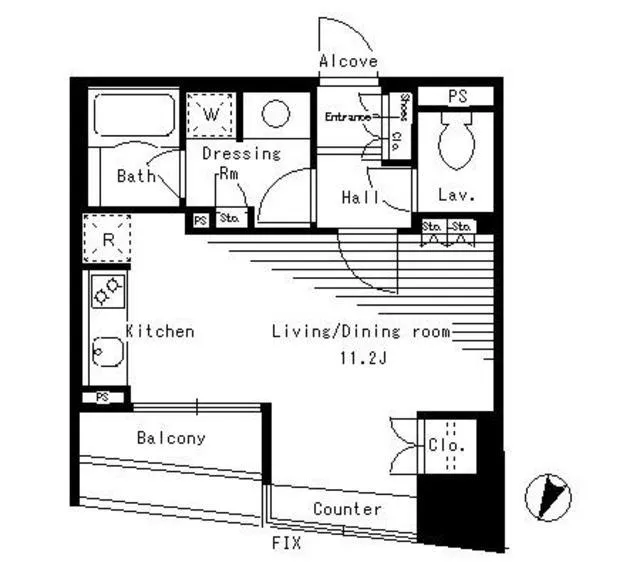 Park Axis Nihombashi Stage - Floor Plan - ["Floor plan", "Text", "Drawing"]