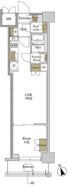 RJR Precia Omorikita - Floor Plan - ["Rectangle", "Parallel", "Font"]