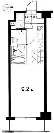 Frensia Azabujuban North - Floor Plan - ["Rectangle", "Communication Device", "Font"]