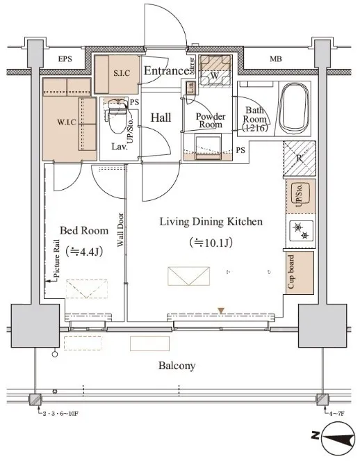 Blanchiesta Kiba - Floor Plan - ["White", "Diagram", "Plan"]