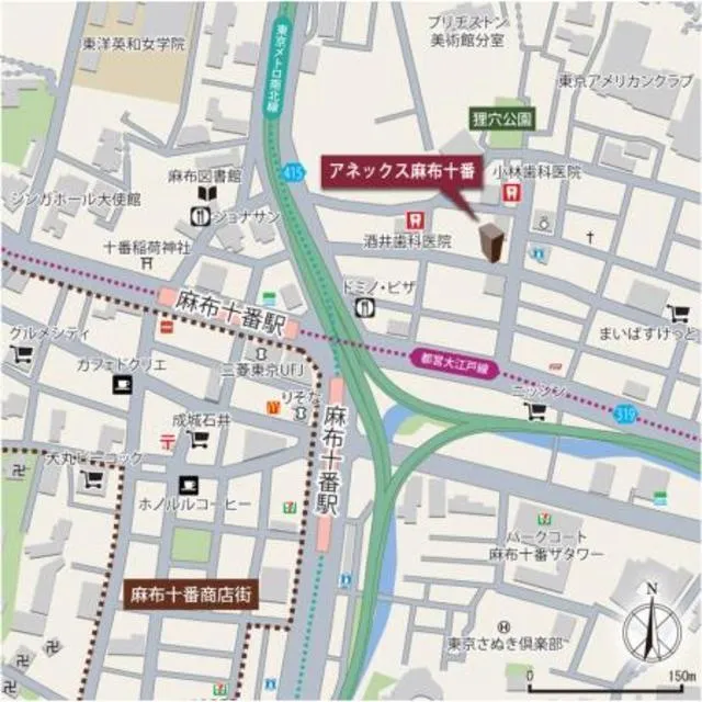 Annex Azabujuban - Other - ["Map", "Junction", "Intersection"]