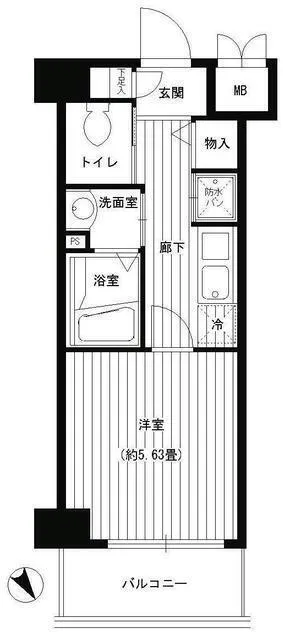 Scena M - Floor Plan - ["Apartment", "Tile Flooring", "Home Door"]