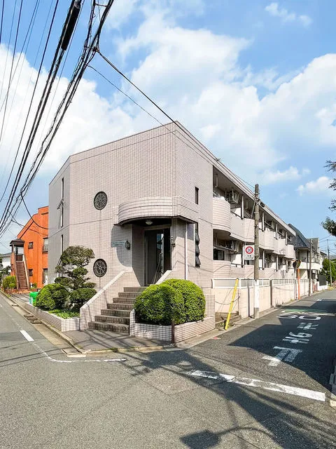 Seeds Residence Eifukucho Palace - Exterior - ["Urban design", "Overhead power line", "Sidewalk"]