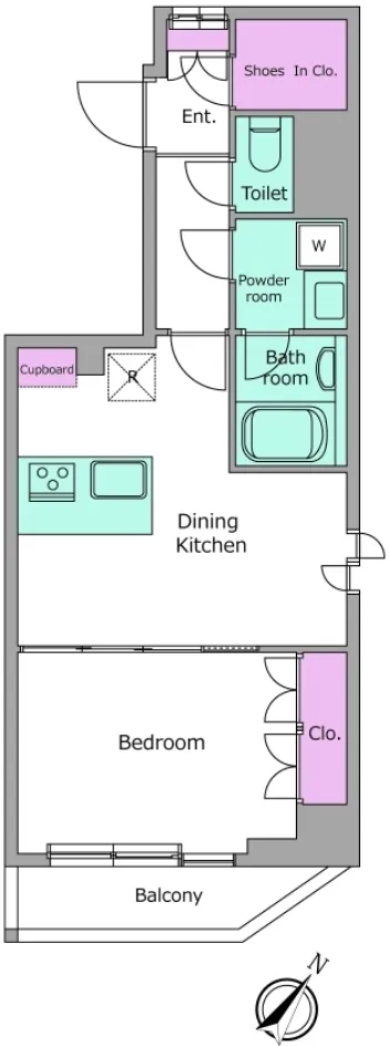 La Class Oshiage - Floor Plan - ["Rectangle", "Font", "Line"]