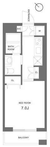 Garden Itabashi Hikawacho - Floor Plan - ["White"]