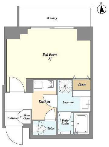 Rexceed Kagurazaka - Floor Plan - ["Floor plan", "Plan", "Diagram"]