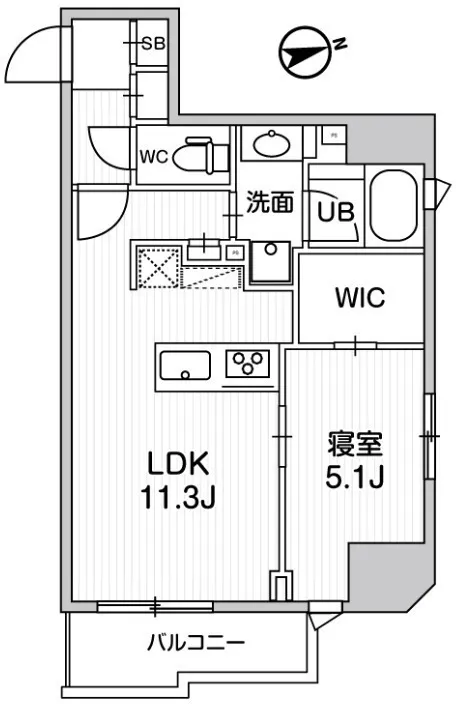 Season Flats Kuramae Park Front - Floor Plan - ["Design", "Wood flooring", "Tile Flooring"]
