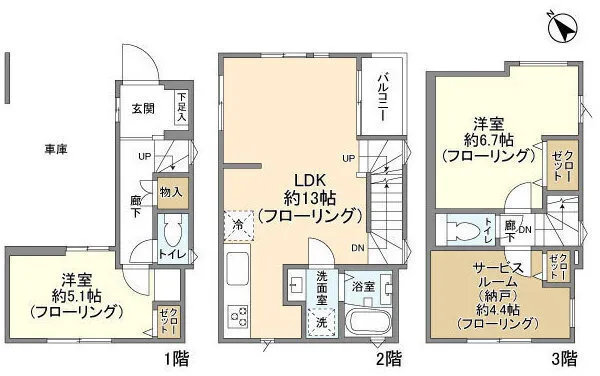 Kolet Hatagaya#03 - Floor Plan - ["Rectangle", "Parallel", "Schematic"]