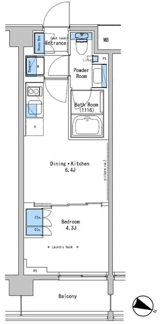 Lefon Progres Nakano Fujimicho The Residence - Floor Plan - []